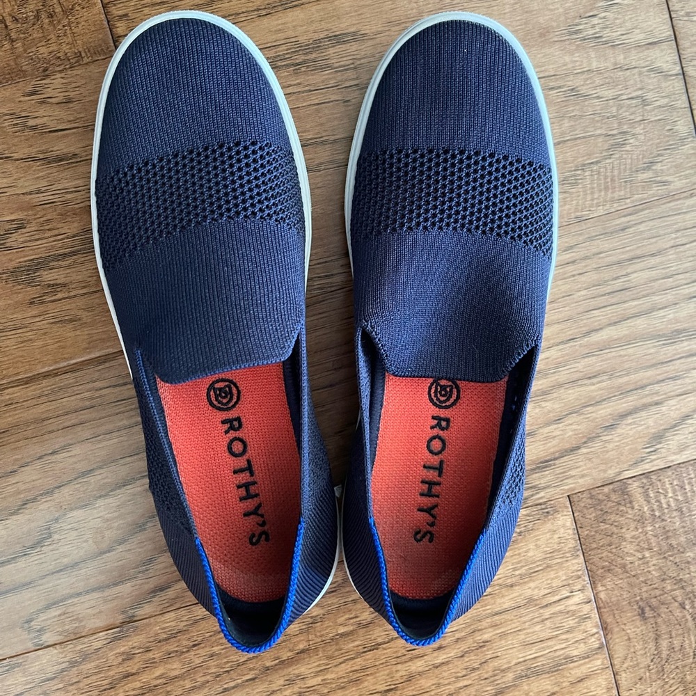 Rothy’s navy sneakers sz 8